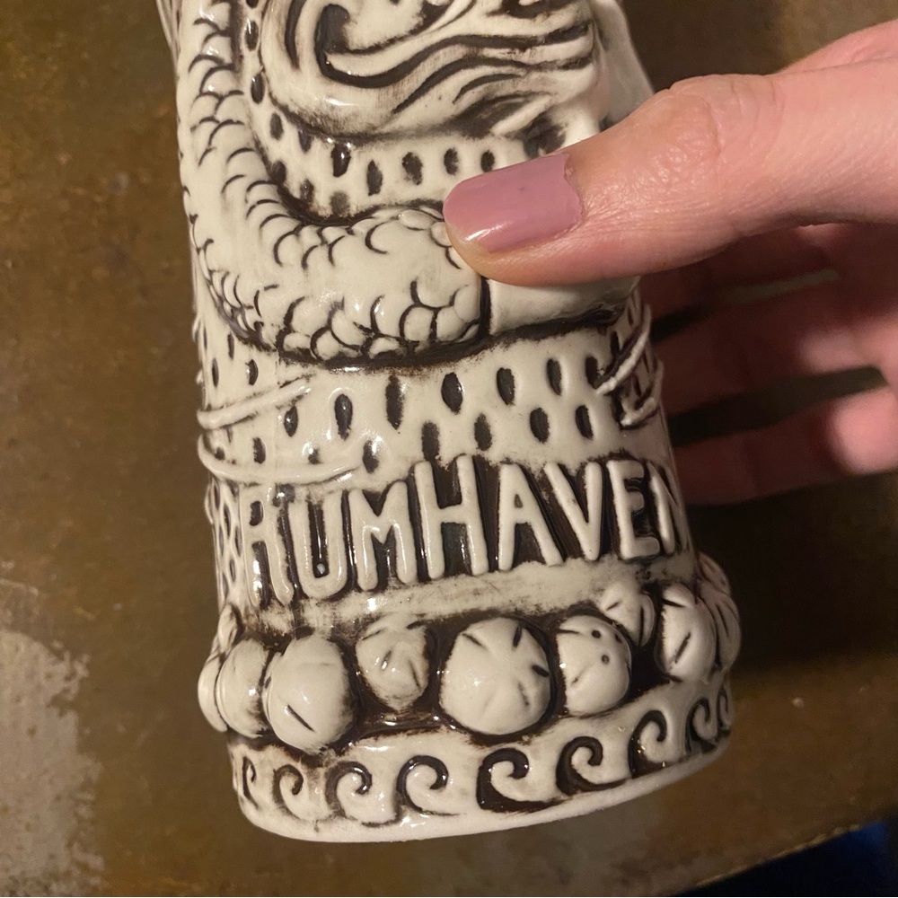 #2 Ceramic mermaid siren tikirob tiki rumhaven mug barrel drinking glass *as is - Picture 12 of 14